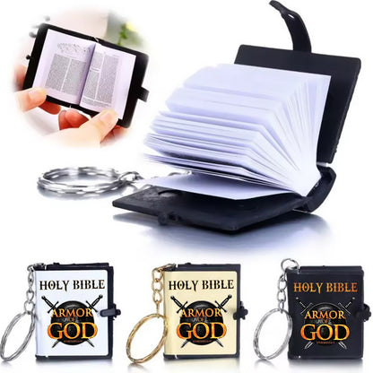 Holy Bible Armor Of God Ephesians 6:11, Gift For Christian Mini Bible Keychain